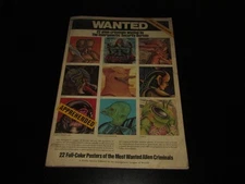 1980 Wanted 22 ALIEN CRIMINALS INTERGALACTIC SECURITY Bureau BANTAM 1st Printing
