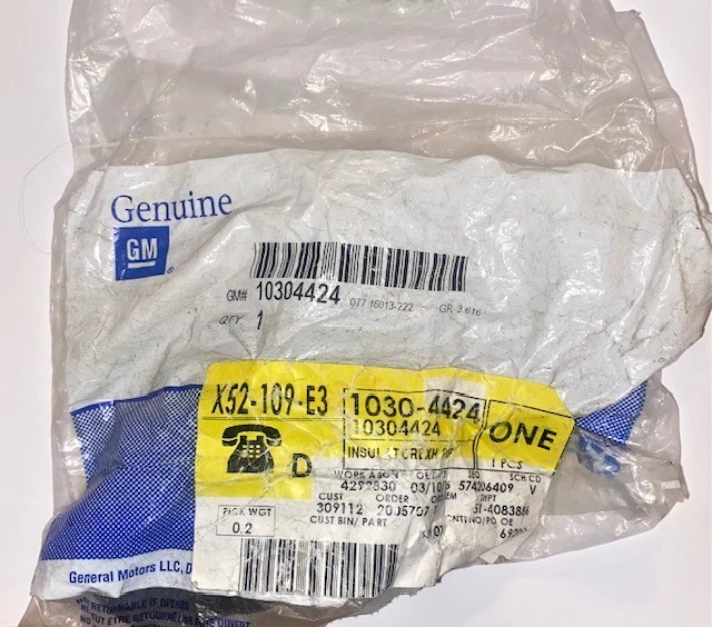 1991-2020 GENUINE GM EXHAUST PIPE INSULATOR, NEW OEM PART, PART NUMBER 10304424 - Image 4 of 4
