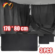 3X Auto Vorhänge KFZ Sonnenschutz Sichtschutz Fenster Privatsphäre Sonnenblende