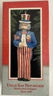 Hallmark  1988  Uncle Sam Nutcracker  Red White Blue Flag Celebrate 250 Ornament — photo 1