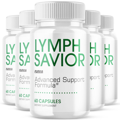 (5Pack) Lymph Savior Capsules LymphSavior Pills Lymphatic Health Support (300ct)