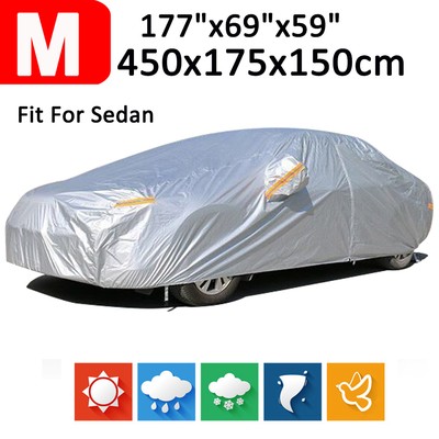 NEVERLAND M Autoabdeckhaube Autoabdeckung Atmungsaktiv Ganzgarage UV Wasserdicht
