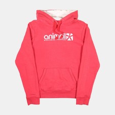 Animal Hoodie / Size 10 / Womens / Red / Cotton