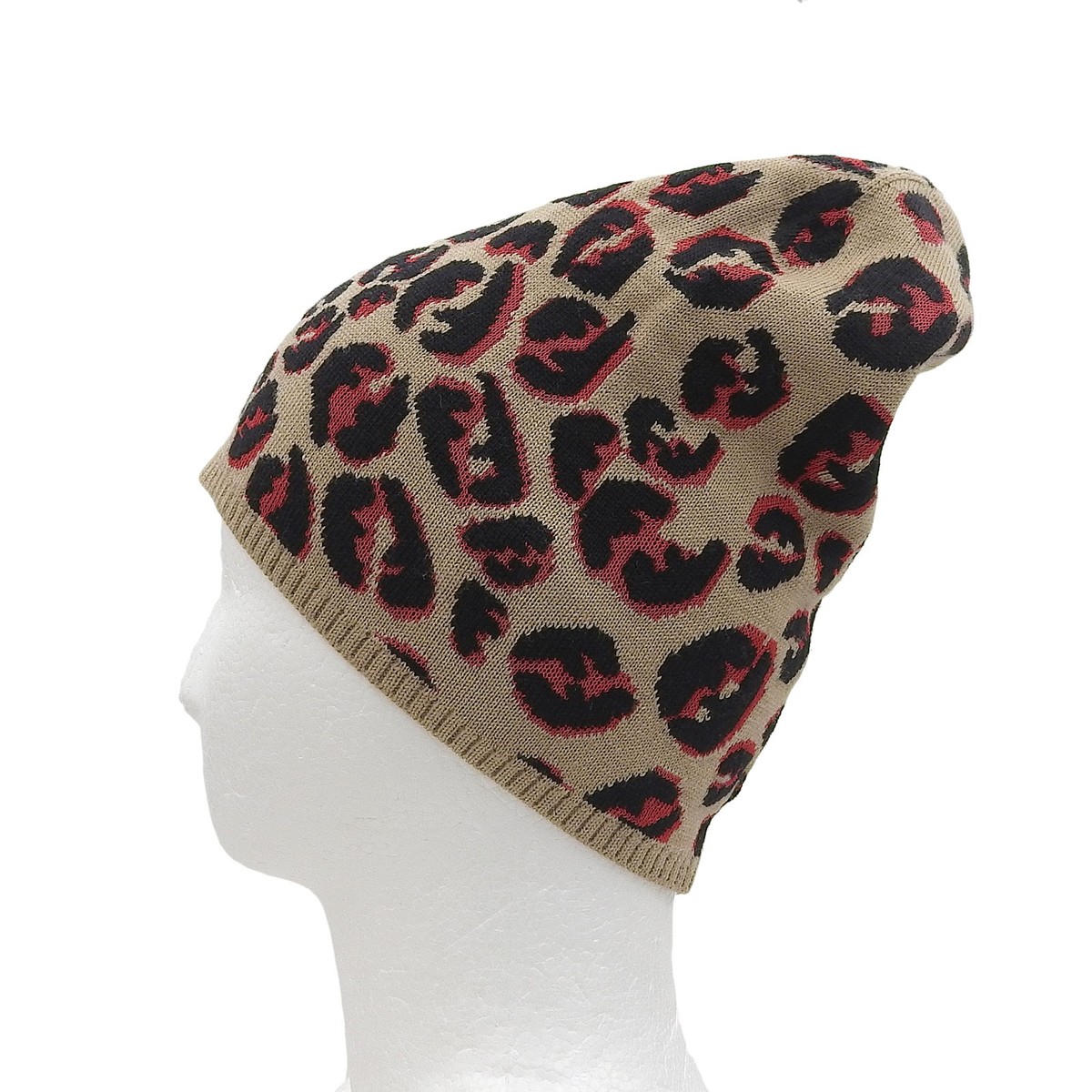 Fendi FF Logo Wool Knit Cap - DUTY FREE View 2