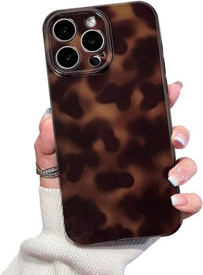 Cute Phone Case for iPhone 16 Pro Max Amber Leopard Full Camera Protective Slim