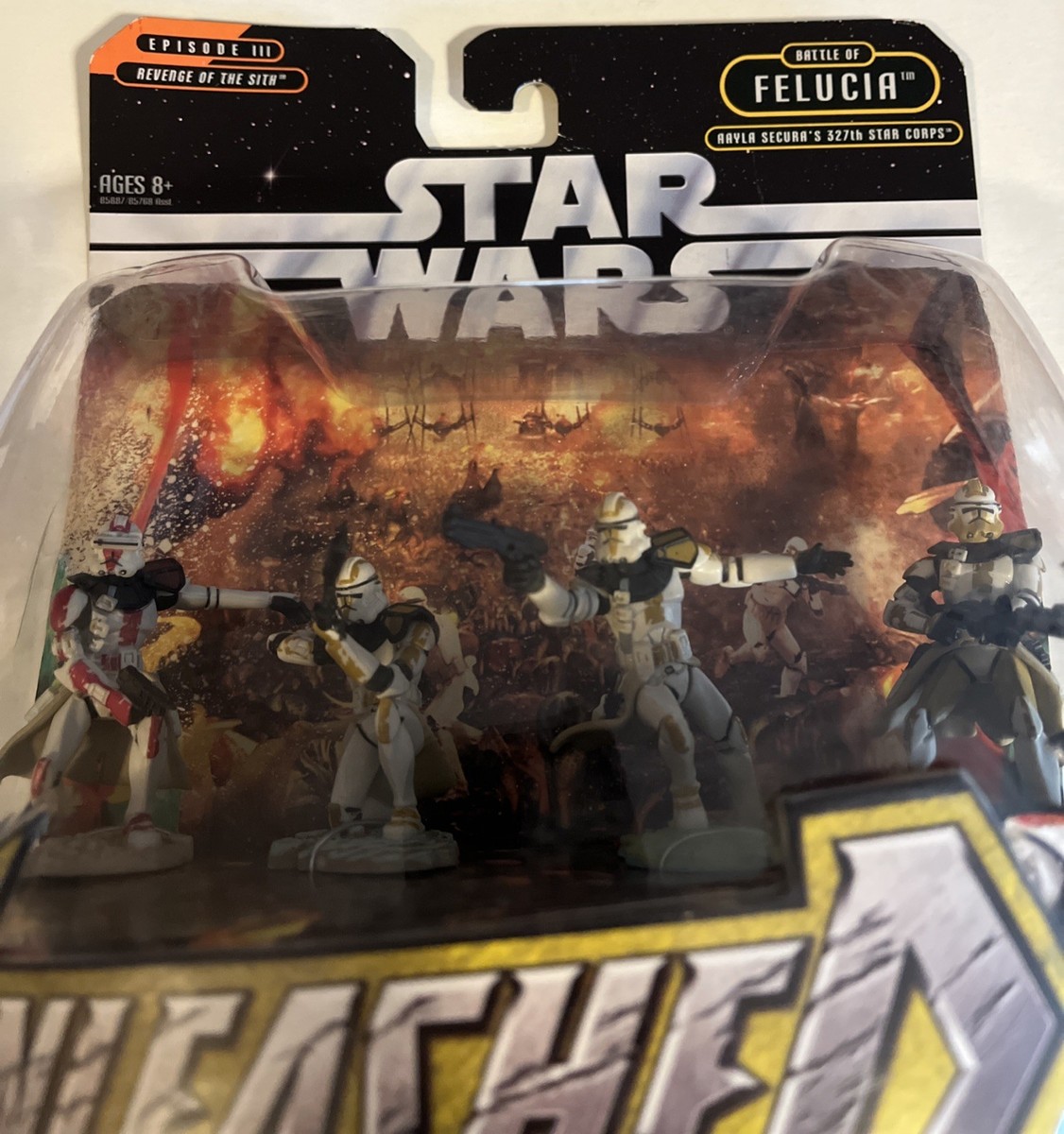 STAR WARS フィギュア＆ビークルセット Star Wars Unleashed Battle Packs Battle of Felucia 327th Star