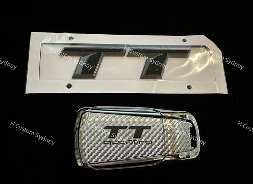 TT Gloss Black Badges Package For Audi TT FV 2015-2023 Model Exclusive Pack - Picture 2 of 4