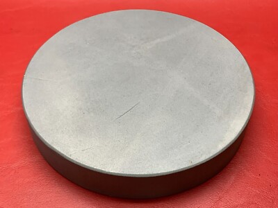 1-1/8'' x 6-5/8'' Dia A36 Raw Steel Bench Block Blacksmith Hot Cut Plate Target