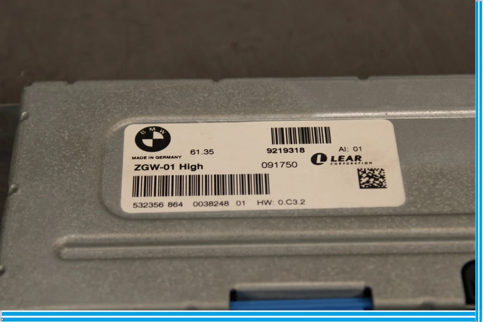 09-15 BMW 750Li 750i F01 F02 módulo de control de alarma antirrobo fabricante original Foto 4 de 4
