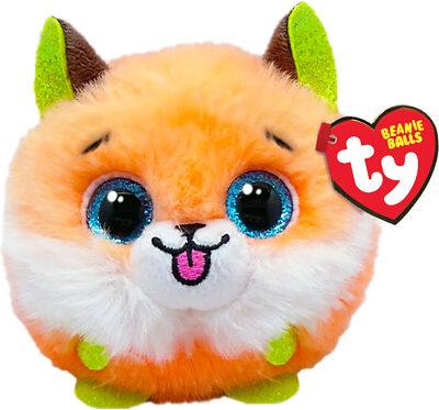 NEW Ty Beanie Balls Sherbet Fox Ball from Mr Toys Australia