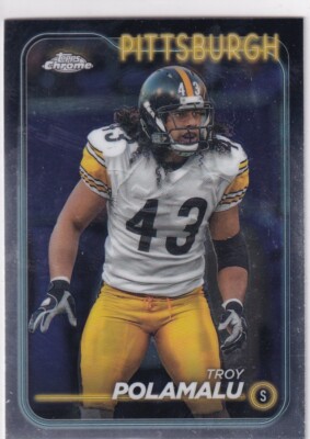 Topps Chrome 2024 NFL No. 162 Troy Polamalu