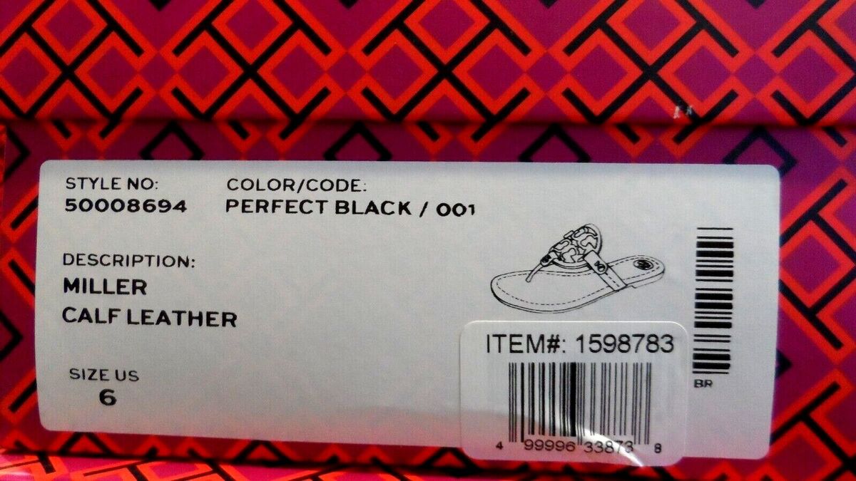 Tory Burch Women's Miller Calf Leather Sandal ~ Perfect Tory Burch Women's Miller Calf Leather Sandal ~ Perfect