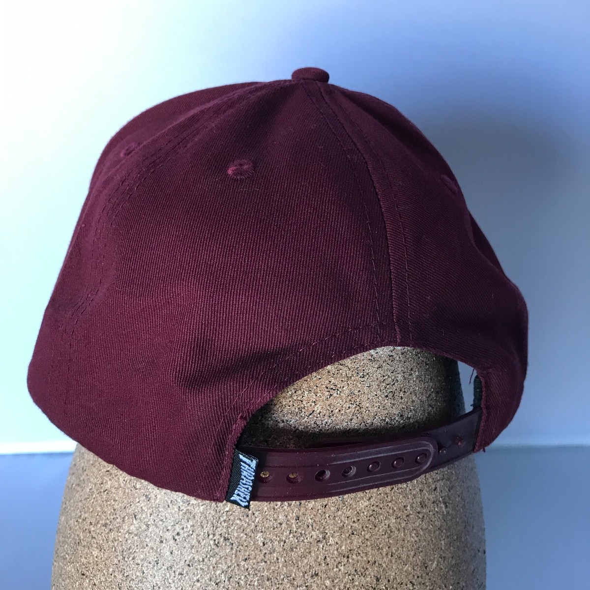 Vintage Thrasher Snapback Trucker Hat Baseball Cap Lid Maroon