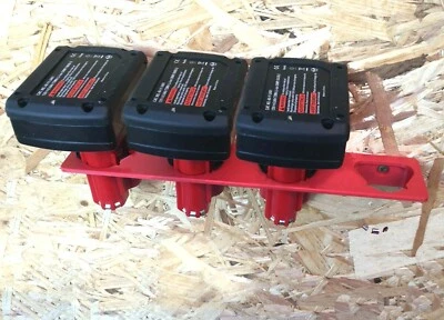 2,3 OR 4 WAY MILWAUKEE M12 12V BATTERY MOUNT - FITS 3AH 4AH & 6AH BATTERIES