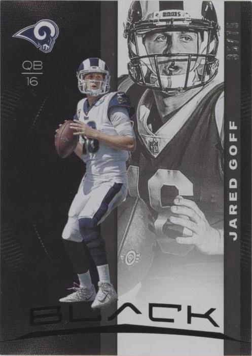 2019 Panini Black Jared Goff #34 - 1 of 2