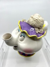 Disney Schmid Beauty and The Beast Mrs. Potts Ceramic Teapot Music Box