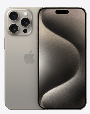 New Apple iPhone 15 Pro Max 256GB Natural Titanium  Unlocked For Any Carrier