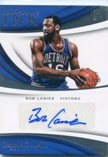 2017 Panini Immaculate Collection Immaculate Ink Bob Lanier #II_BLN card