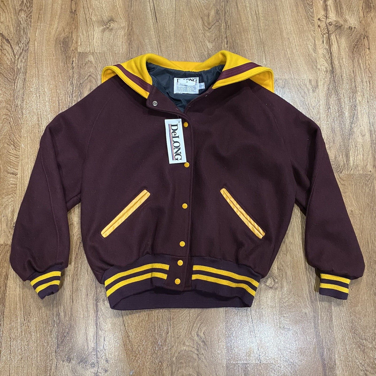 DeLONG Ryan Varsity Club ジャケット ネイビー/イエロー DeLONG Ryan Varsity Club ジャケット ネイビー/イエロー DeLONG