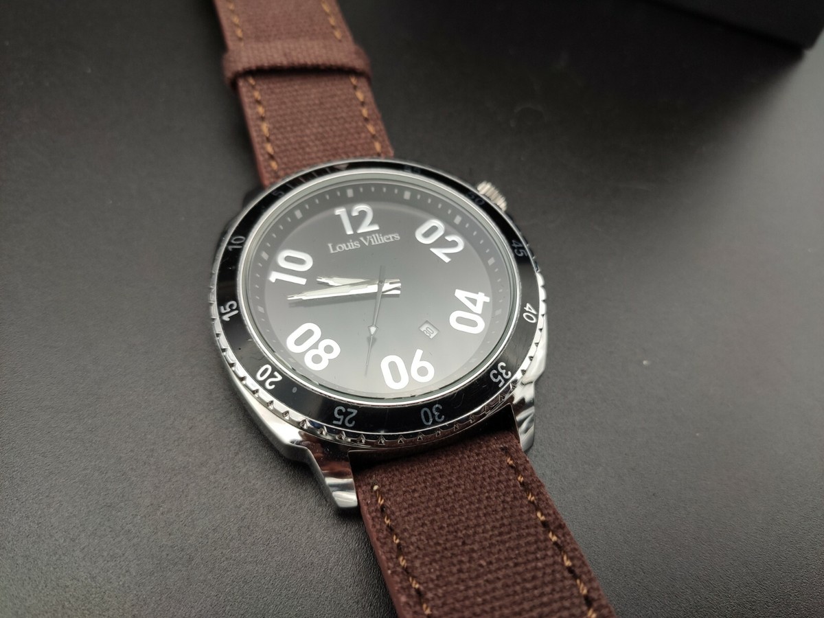 New Louis Villiers LV1048 Unisex-Adult Analogue ClassicWatch with