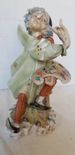 Lipper & Mann THE ARTIST Whimsical Painter 8" Figurine 1950's  Amazing Details