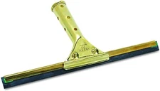 Unger Golden Clip Brass Squeegee Complete 12" Wide GS300