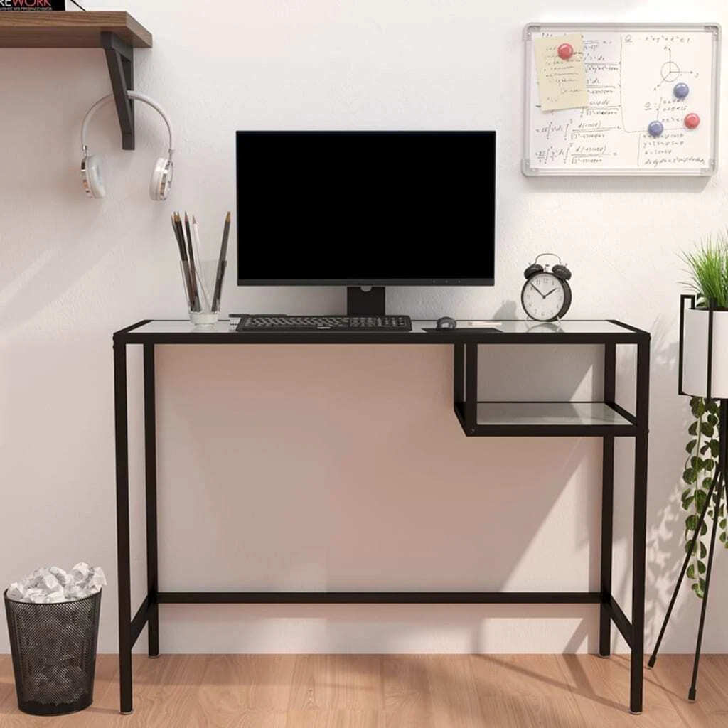 White marble desk outlet