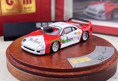 GB PGM 1:64 Red F40 Round Racing Sports Model Diecast Collect Car