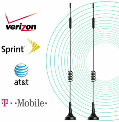 2X HIGH Antenna 4G LTE TS9 Omni Signal Booster For Netgear Nighthawk M1 MR1100