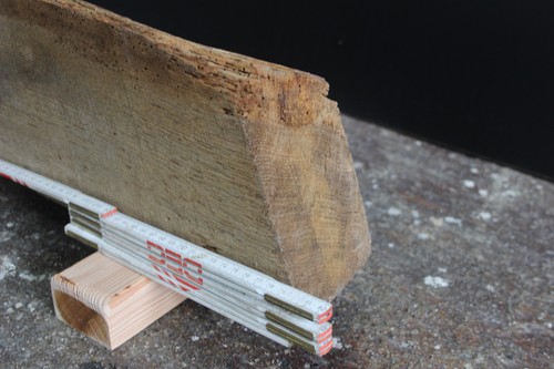 Alter Eichenbalken Holzbalken Fachwerk 78cm Antik Altholz Deko - Bild 6 von 6