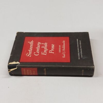 (Karl Holzknecht) Englische Prosa aus dem 16. Jahrhundert 1954 Harper & Brothers