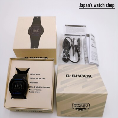 Buy CASIO G-SHOCK G-SQUAD DW-H5600-1A2JR Black Bluetooth Men's