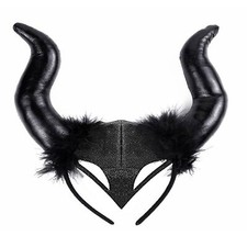 Devil Horn Headband Demon Horns Halloween Cosplay Photo Props Accessory