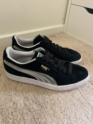 Puma Suede Classic Sneakers Black \u0026 White - UK Size 5 | eBay Australia