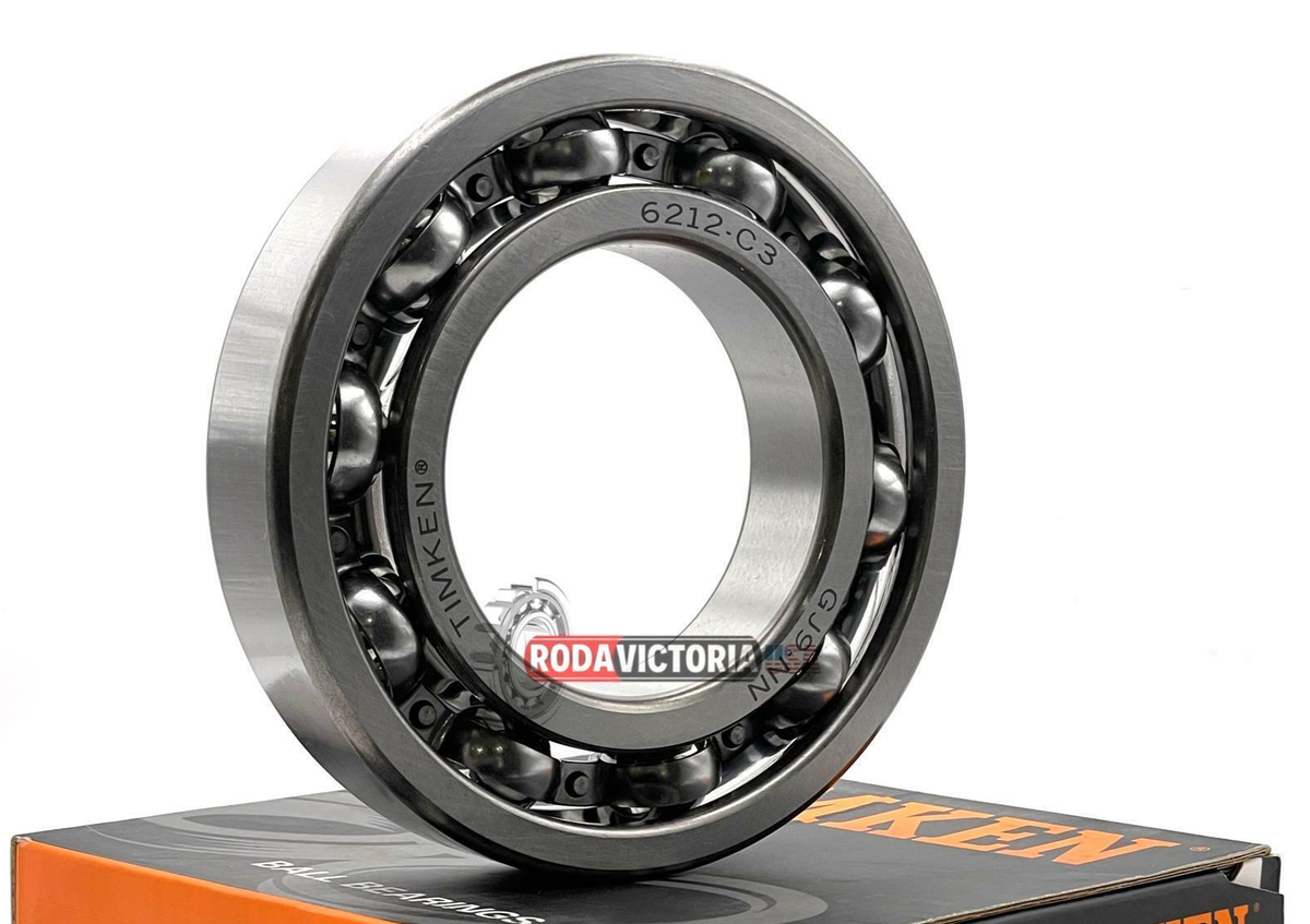 TIMKEN 6212 Deep Groove Ball Bearing, Open Type, No Seals