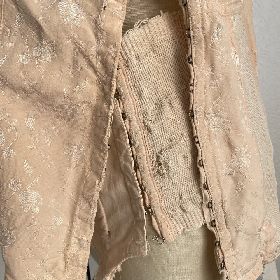 LEER Faja Corsé De Colección Sears Charmode Fondo Abierto EE. UU. DAÑADO Foto 3 de 4