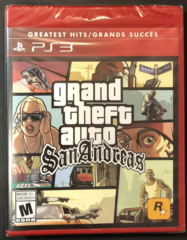 Grand Theft Auto: San Andreas - PlayStation 3 PS3 **NEW FACTORY SEALED***