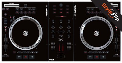 Numark NS-7 Skin | Black | Protective Decal | StyleFlip Skins
