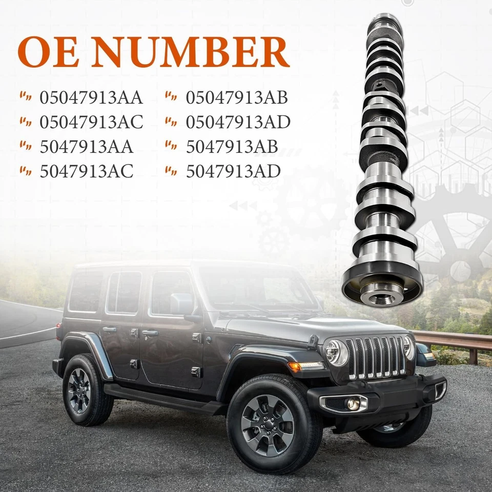 5047913AD Right Side Intake Cam Camshaft For 2016-2024 Jeep Dodge Chrysler 3.6L Foto 2 de 4