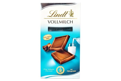 3x genuine LINDT Whole Milk NO ADDED SUGAR   genuine premium chocolate  