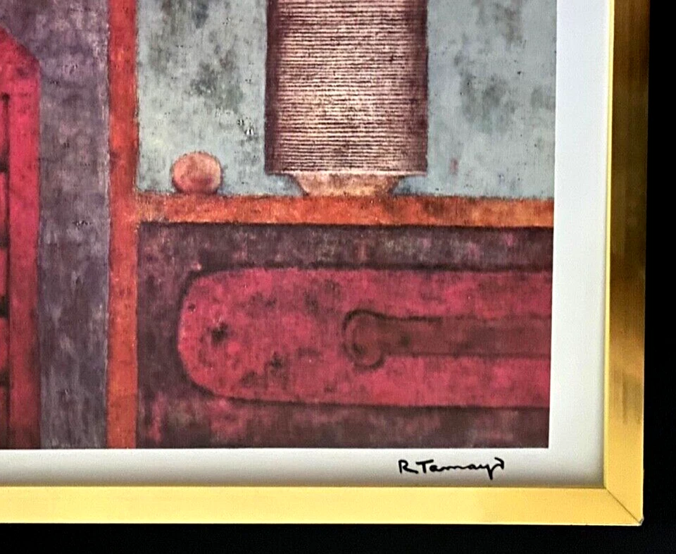 RUFINO TAMAYO | 1983 LINDO ASSINADO + IMPRESSÃO COLORIDA + EDIÇÃO LIMITADA  - Imagem 2 de 3