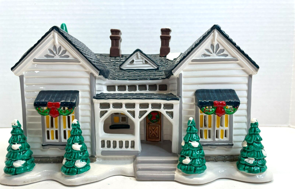 Dept 56 Snow Village Grandma's Cottage 1992 No Cord 54208 Retired eBay