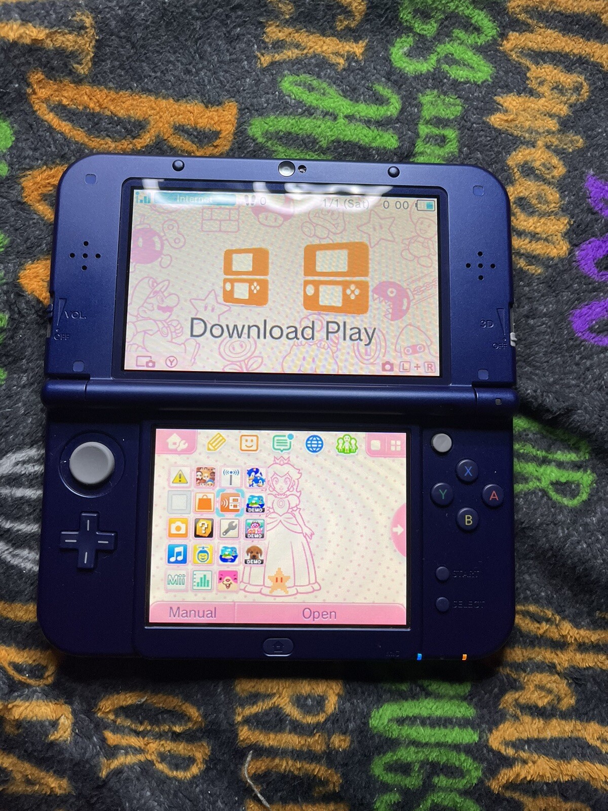 New Nintendo 3ds xl galaxy With Charger & Stylus & Two Games eBay