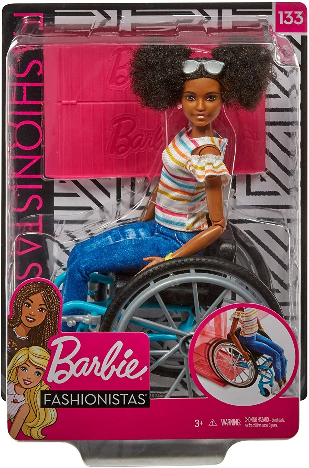 barbie on a wheelchair