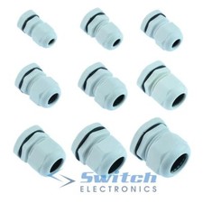PG Grey Nylon Cable Gland IP68 PG7 PG9 PG11 PG13.5 PG16 PG19 PG21 PG25 PG29