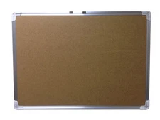 21x29" Cork Bulletin Board Aluminum Frame Message Wall Black Back Memo Board