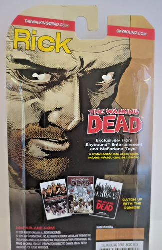 Figura de Rick Grimes de The Walking Dead Skybound exclusivo juguete McFarlane - Imagen 5 de 7