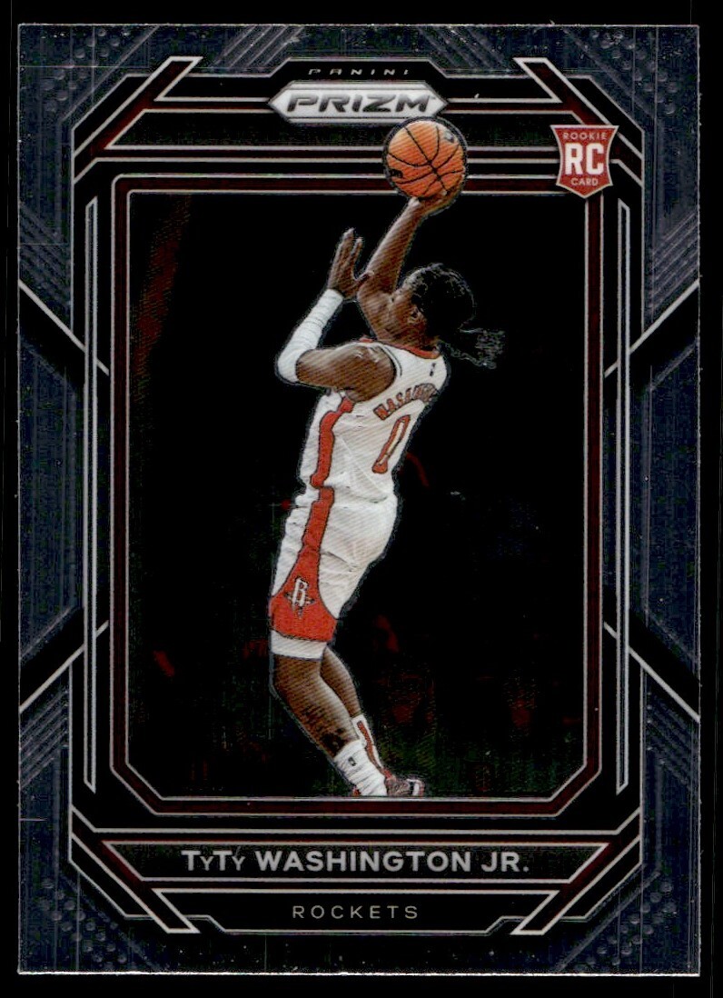 2022-23 Panini Prizm TyTy Washington Jr. Rookie A6 Houston Rockets #243