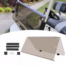 Tinted Folding Windshield For 1995-03 Yamaha G14 G16 G19 Golf Cart Part PC Smoke