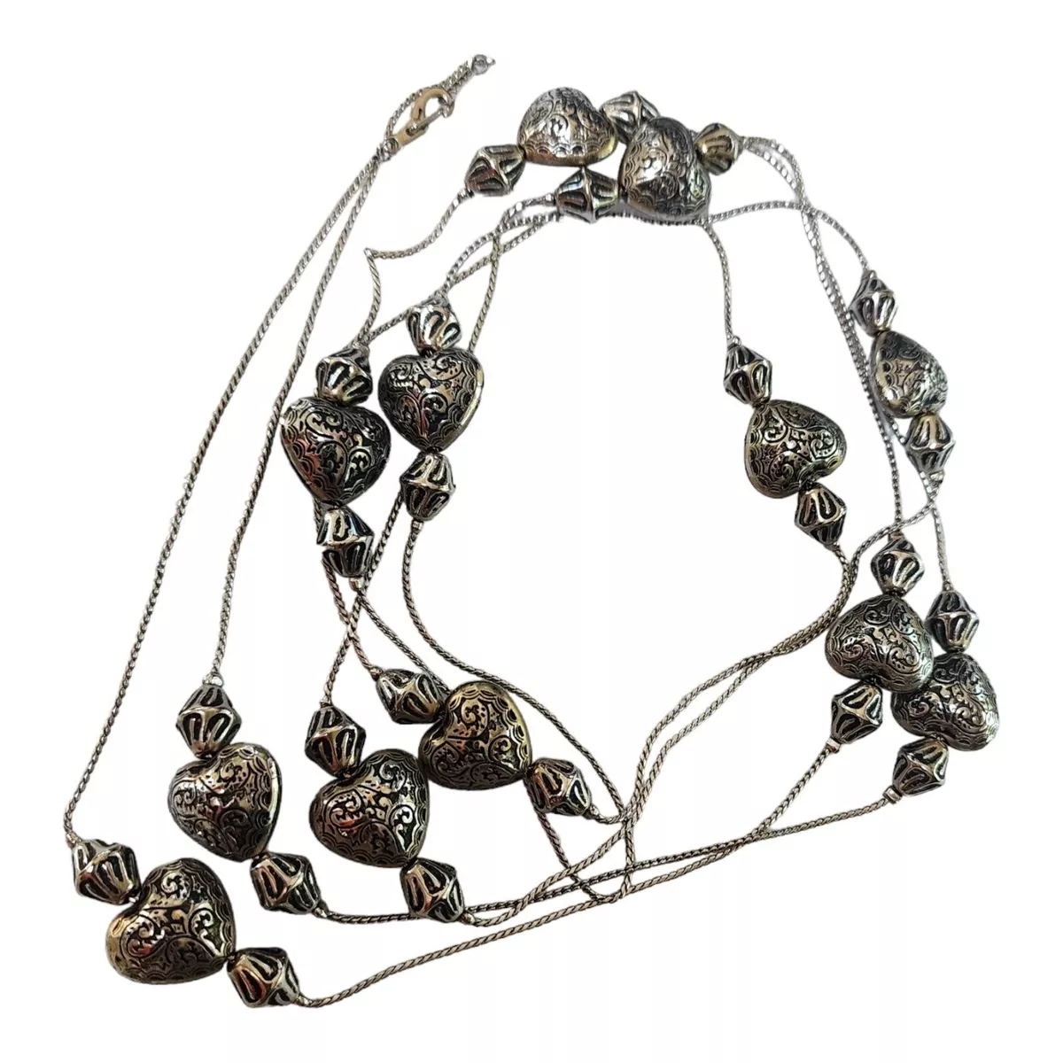 Silver necklace deals marked korea